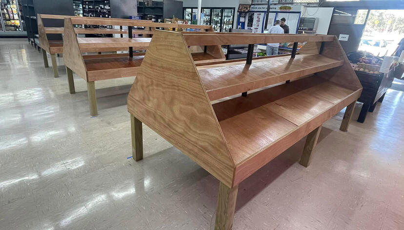 Custom Supermarket Fruit Stands